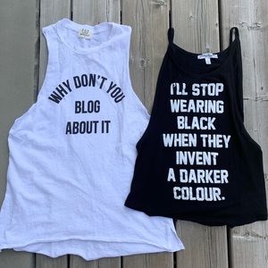 PST Los Angeles And Streetwear Society Tank Tops